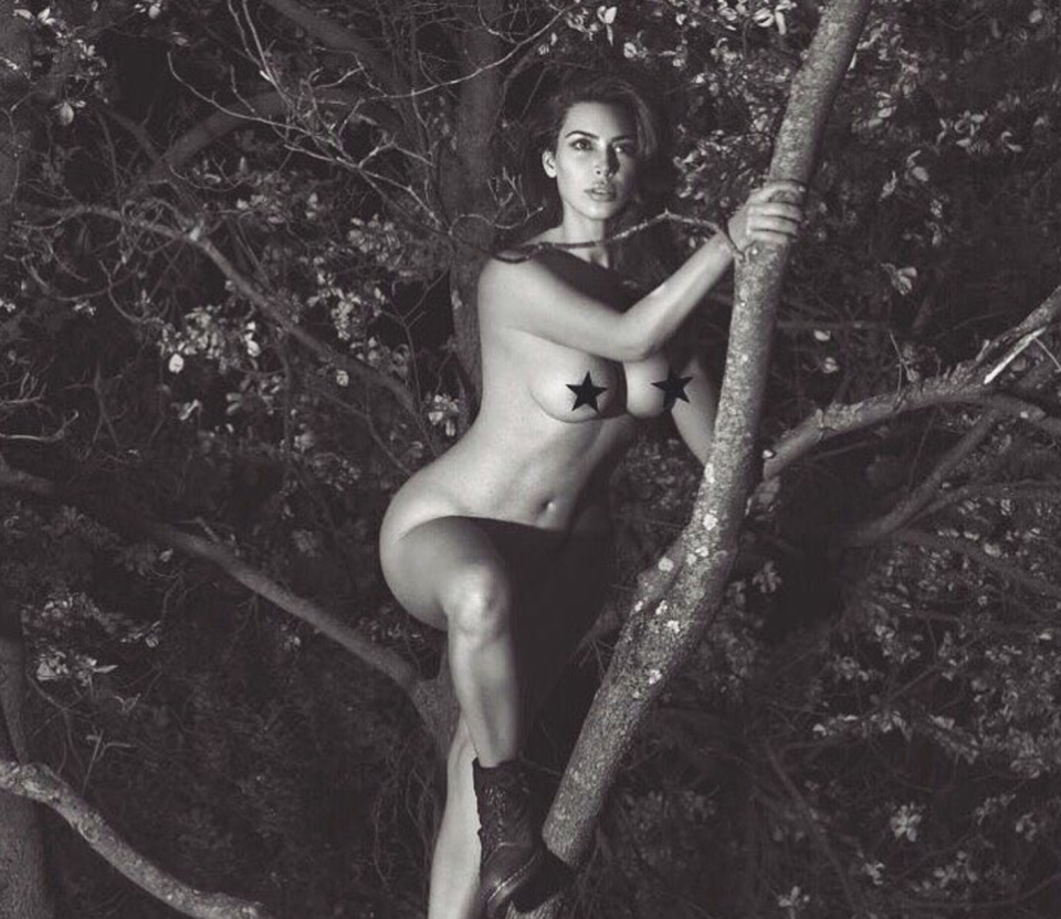 Kim posed nude in this new pic. Copyright: [Instagram]