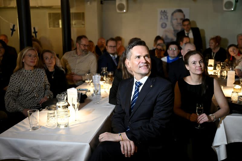 Election reception for presidential candidate Aaltola in Helsinki