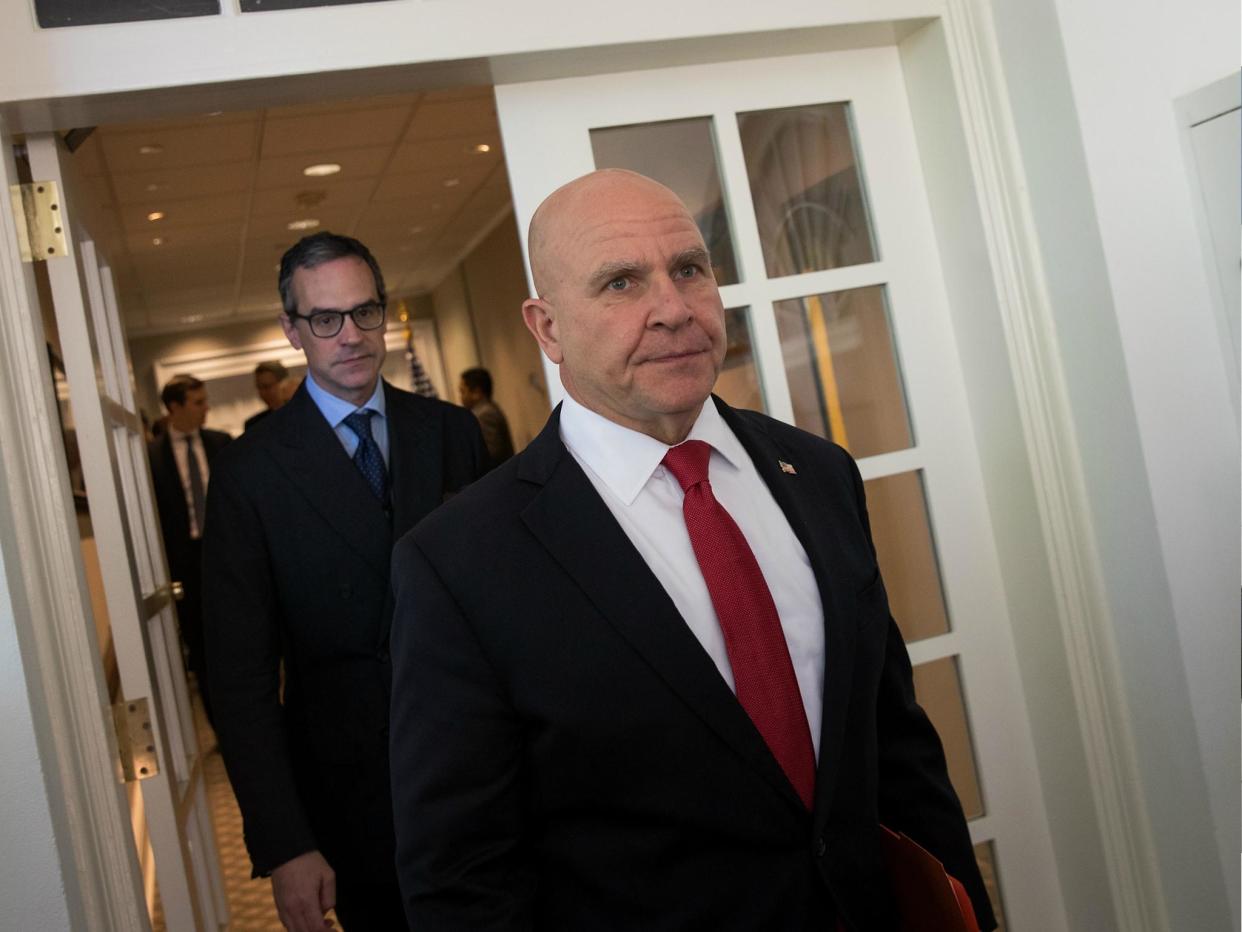 National Security Advisor HR McMaster is rumoured to be leaving the White House: Drew Angerer/Getty Images