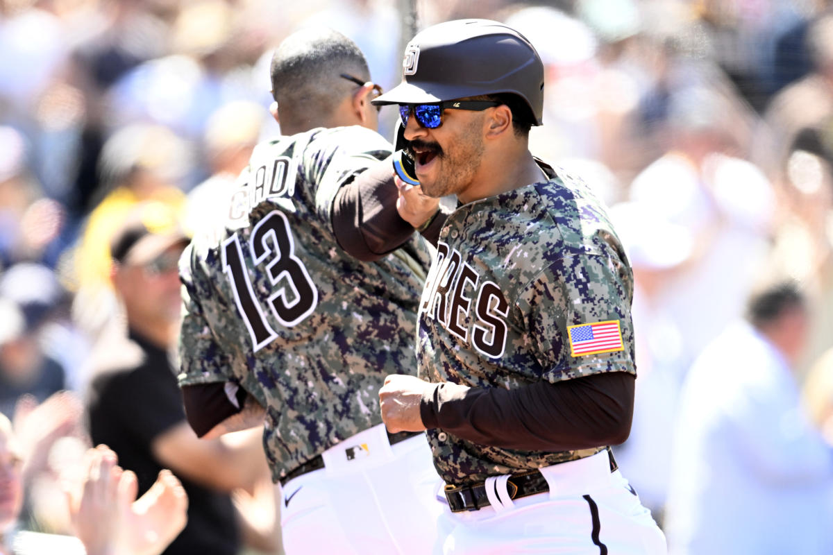 San Diego Padres Jersey Machado Jersey Padres Military Camo