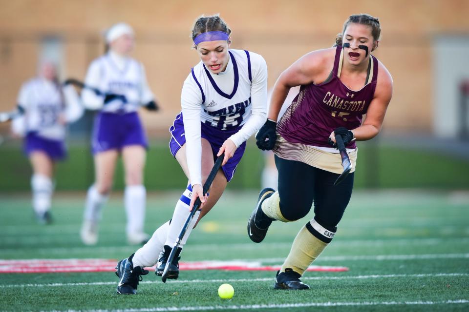 Little Falls' Allyson Nichols (33)  was named a New York state and Section III all-star for the 2021 fall season.