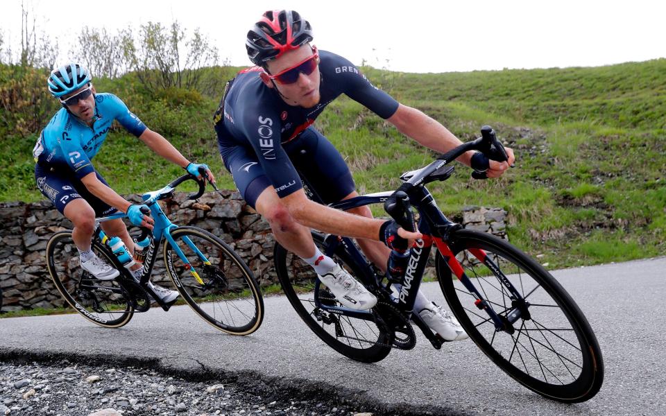 Tao Geoghegan Hart - Tao Geoghegan Hart poised for first taste of Tour de France 'carnage' - GETTY IMAGES