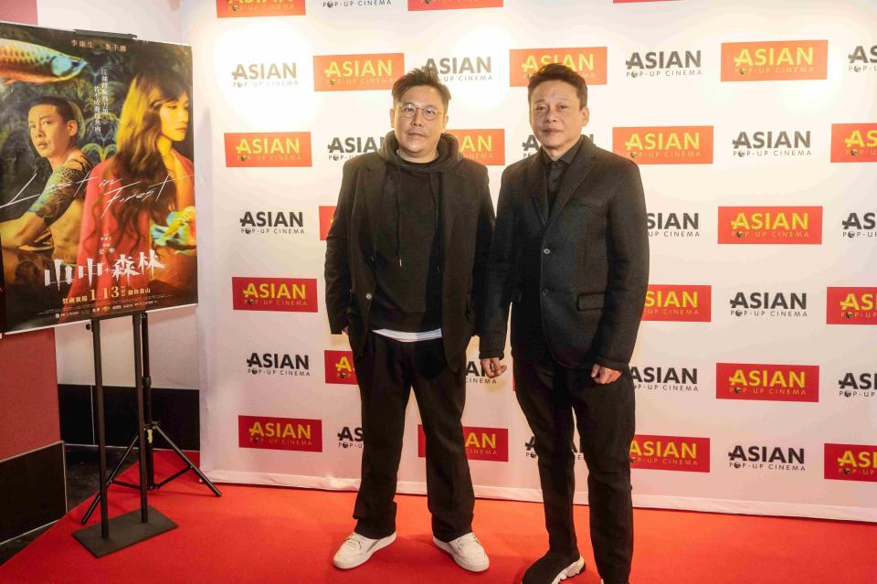 導演姜寧（左）、演員李康生出席芝加哥亞洲躍動電影節閉幕。（圖／海鵬提供）