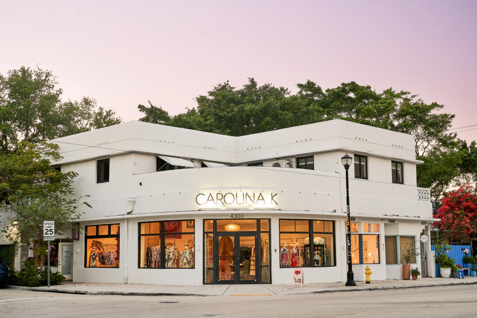 Carolina K’s new boutique in Miami Design District.