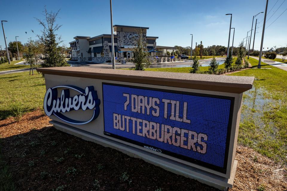 New Culver's opening soon in Highland City Fl  Monday January 9,2023.Ernst Peters/The Ledger