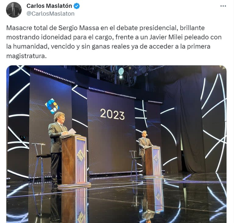 El análisis de Carlos Maslatón tras el debate