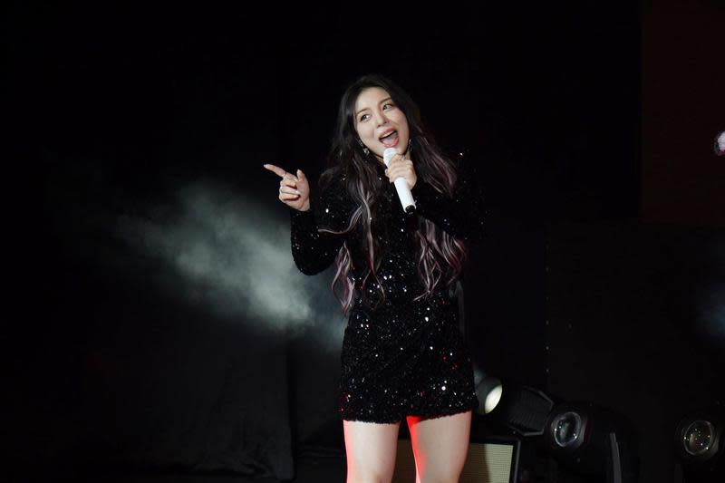 Ailee演唱會帶來14首歌曲，從快歌唱到抒情慢歌。（和協整合行銷提供）