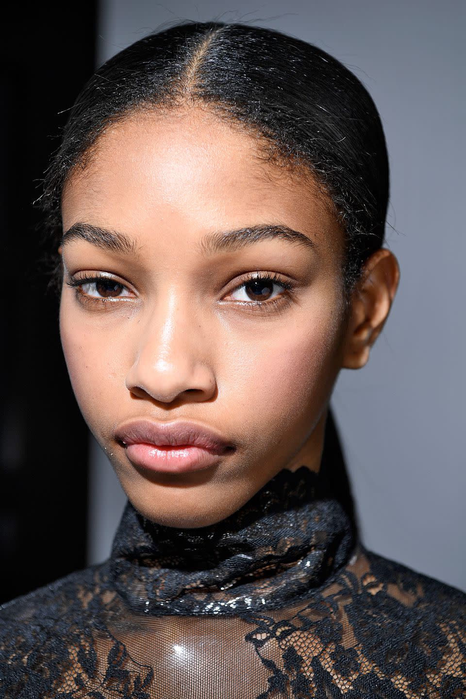 <p><strong>Trend: winter skin </strong></p><p>The look at Christopher Kane managed to bottle that moment when you step outside on a cold day, as lead make-up artist Lucia Pieroni explained: “This season, the look is wintry fresh skin, with a natural flushed cheek and slightly groomed brows.” </p><p>On the cheeks, the Pride and Greed shades from the Audacious Lipstick Palette, available in autumn, were used so try the <a rel="nofollow noopener" href="http://narscosmetics.co.uk/UK/anita-audacious-lipstick/0607845094609.html" target="_blank" data-ylk="slk:Audacious Lipsticks in Barbara and Audrey;elm:context_link;itc:0;sec:content-canvas" class="link ">Audacious Lipsticks in Barbara and Audrey</a>, £26, for now, followed by <a rel="nofollow noopener" href="http://narscosmetics.co.uk/UK/413-blkr-illuminator/0607845023456.html" target="_blank" data-ylk="slk:BLKR Illuminator;elm:context_link;itc:0;sec:content-canvas" class="link ">BLKR Illuminator</a>, £23, and <a rel="nofollow noopener" href="http://narscosmetics.co.uk/UK/laguna-bronzing-powder/0607845051015.html" target="_blank" data-ylk="slk:Laguna Bronzing Powder;elm:context_link;itc:0;sec:content-canvas" class="link ">Laguna Bronzing Powder</a>, £29. Then, use the same shades on your lips to match. </p>