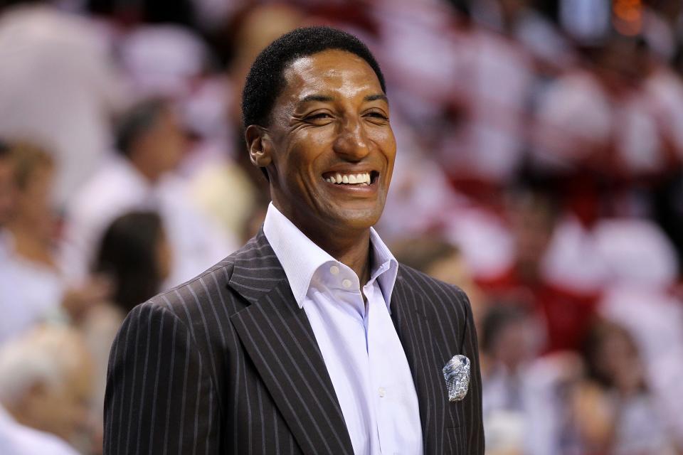 Scottie Pippen won six NBA titles with the Bulls.