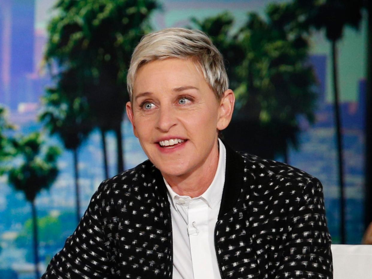 Ellen DeGeneres durante una grabación de The Ellen DeGeneres Show en 2016 (AP)