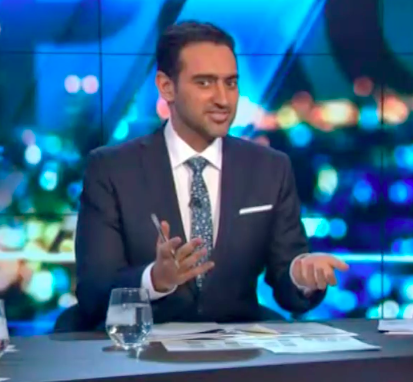 Whilst many praised the <em>Silver Linings Playbook</em> star for his comments, they did not sit well with Waleed. Source: Ten