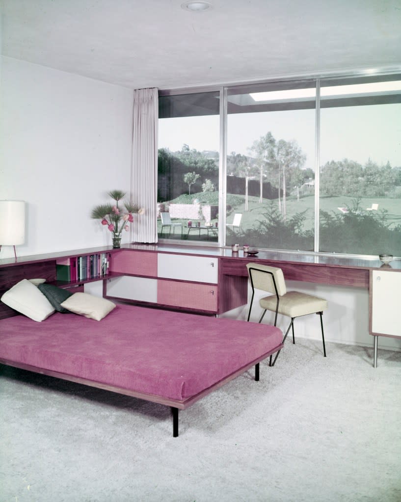 The former bedroom before it was demolished. Julius Shulman / © J. Paul Getty Trust. Getty Research Institute, Los Angeles