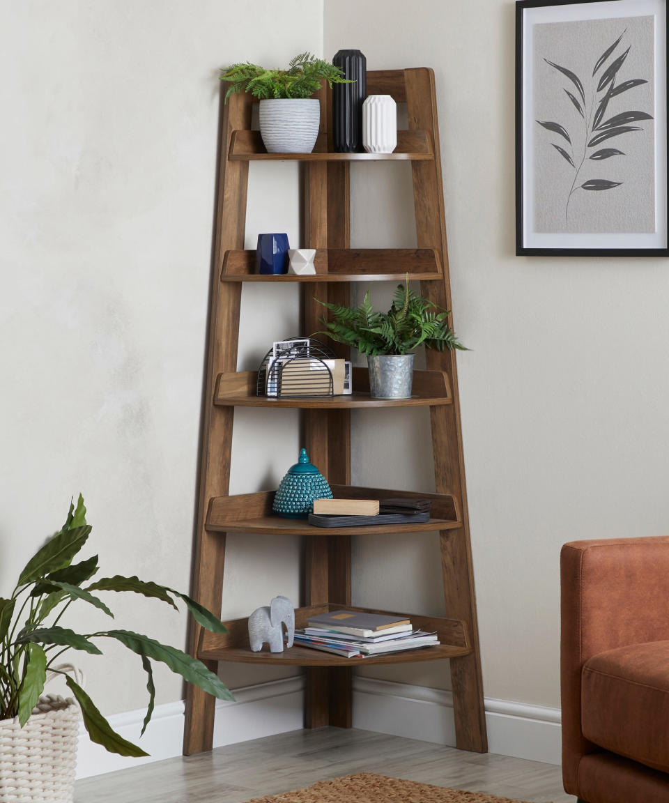 9. Choose a chunky wooden bookcase design