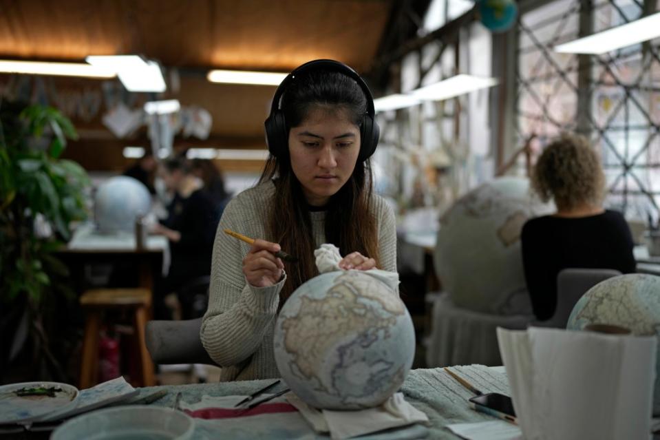 An artisanal globe can be costly. AP