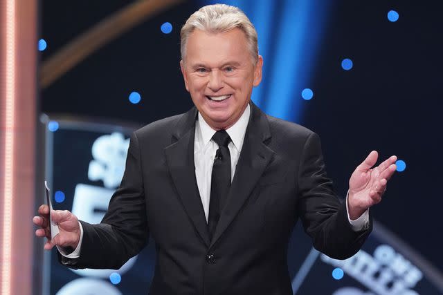 <p>Eric McCandless/ABC via Getty</p> Pat Sajak on 'Celebrity Wheel of Fortune'