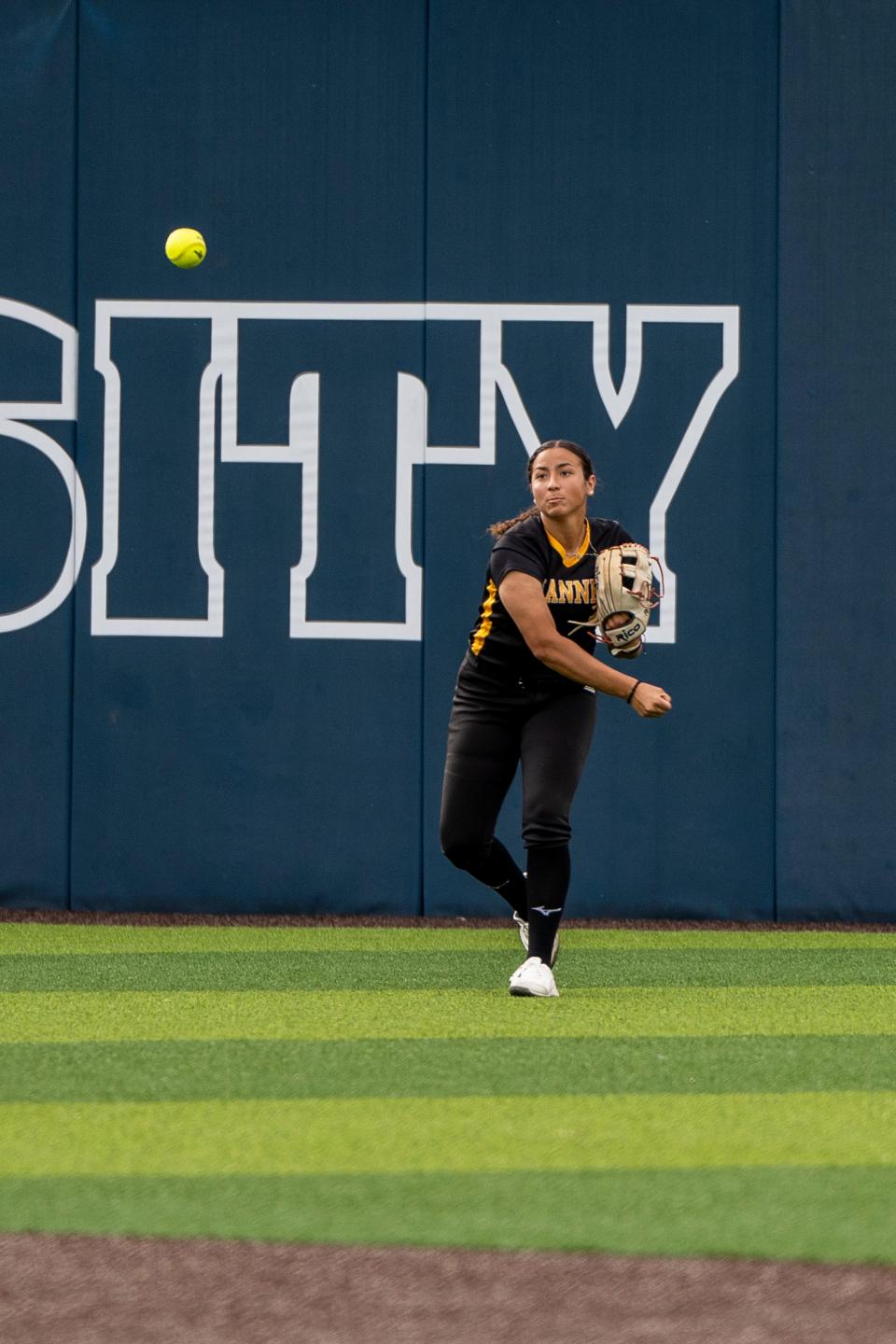 Mount St. Dominic takes on St. John Vianney in the softball state finals at Kean University in Union, NJ on Friday, June 9, 2023. SJV #12 Giuliana Cardin throws the ball. 