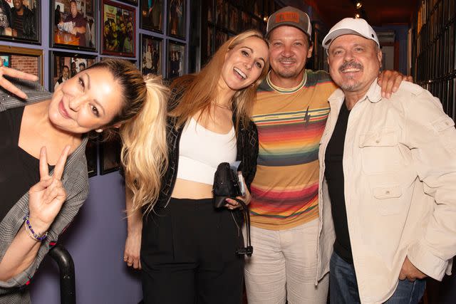 <p>Anthony Acero/Acerophotos</p> Katie Cazorla, Nikki Glaser, Jeremy Renner and Walter Afanasieff out at The HaHa Comedy Club on July 22. Photo by Anthony Acero / Acerophotos.