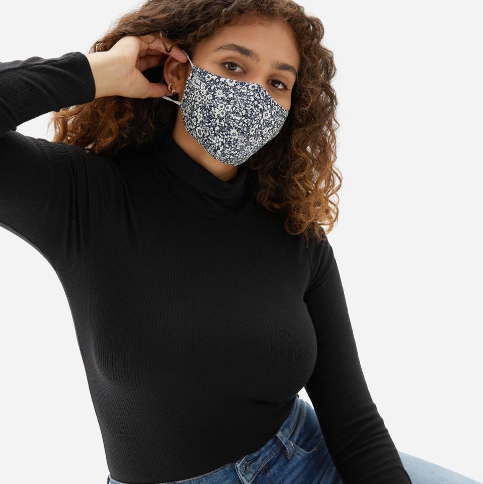 Everlane's new floral face masks are now available for pre-order.