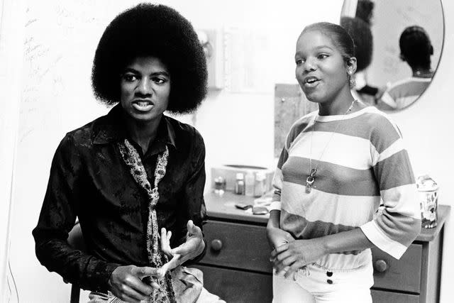 <p>Michael Ochs Archives/Getty</p> Michael and Janet Jackson in 1978