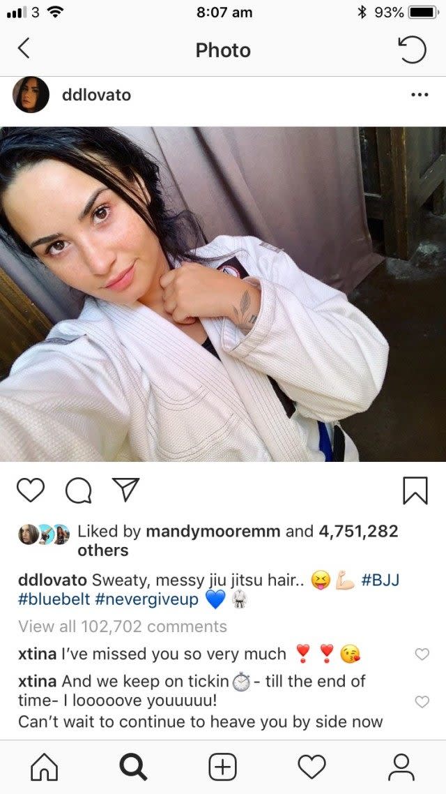 (Image: Demi Lovato via Instagram)