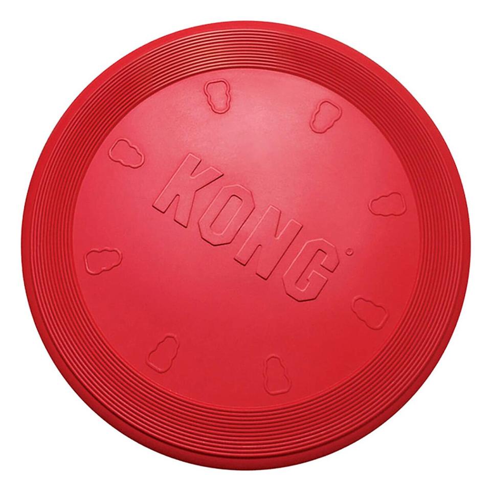 Red Kong Flyer toy on a white background