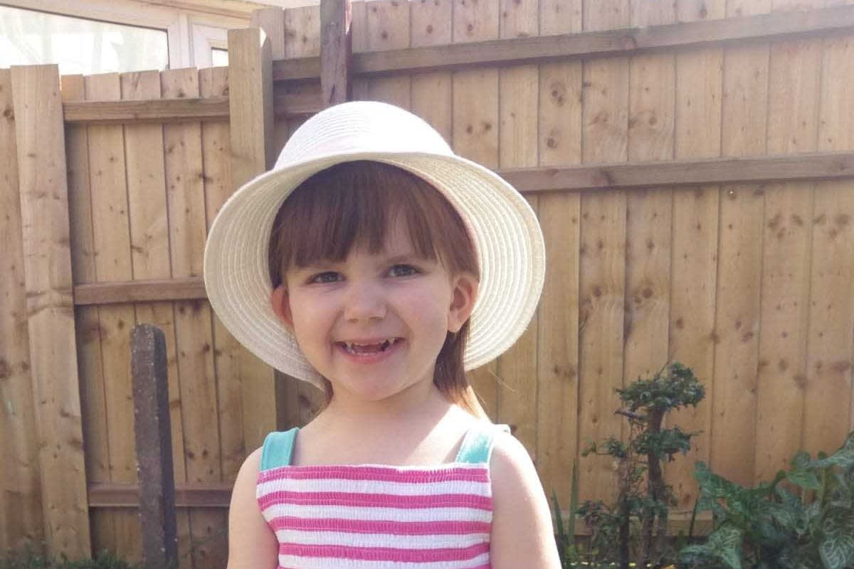 Three-year-old Ava-May Littleboy died of a head injury after being thrown from an inflatable trampoline on a beach (PA Media)