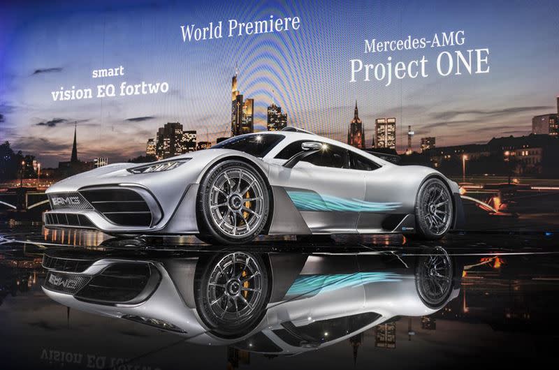 AMG One僅限量275台，在概念車Project ONE（圖）發表時就已經全部完售。（圖／翻攝自Mercedes-Benz官網）