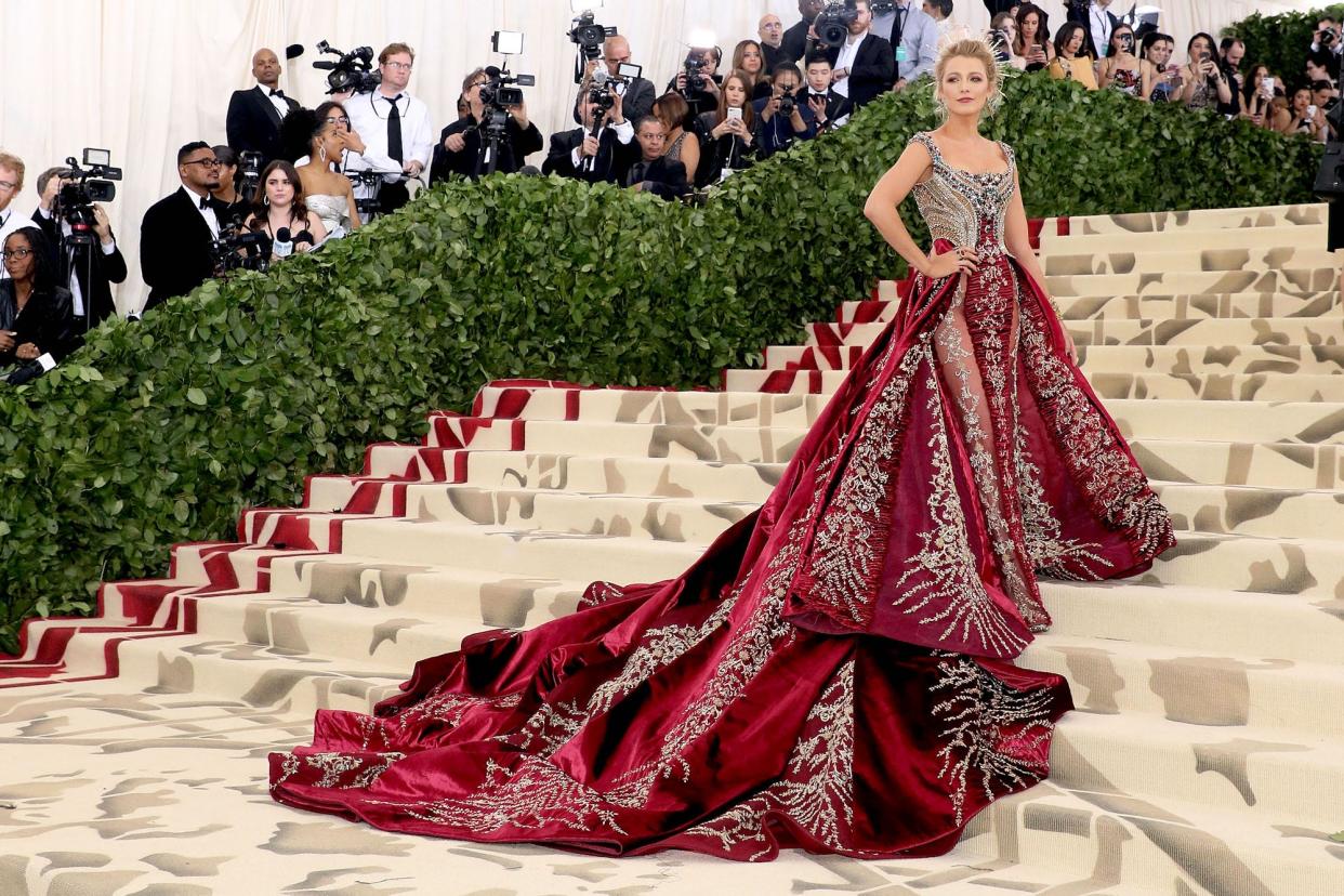 Blake Lively attends the Met Gala in New York City on May 7, 2018.