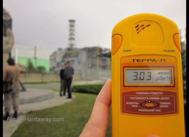 Geiger Meter.   Photo via Ashley Hardaway 