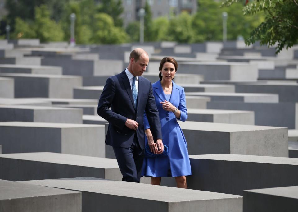 <p><b><b><b>The Duke and Duchess made a second visit to a Holocaust memorial. This time, they stopped off at one in the heart of Berlin.<br><i>[Photo: PA]</i> </b></b></b></p>