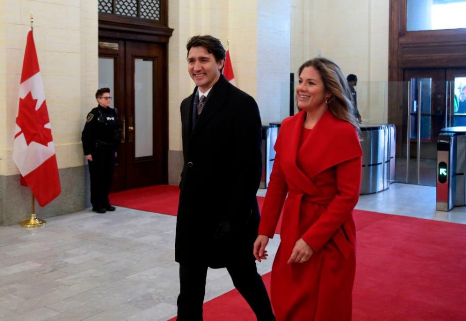 Canada's Prime Minister Justin Trudeau reportedly isn't showing any symptoms. Source: Getty