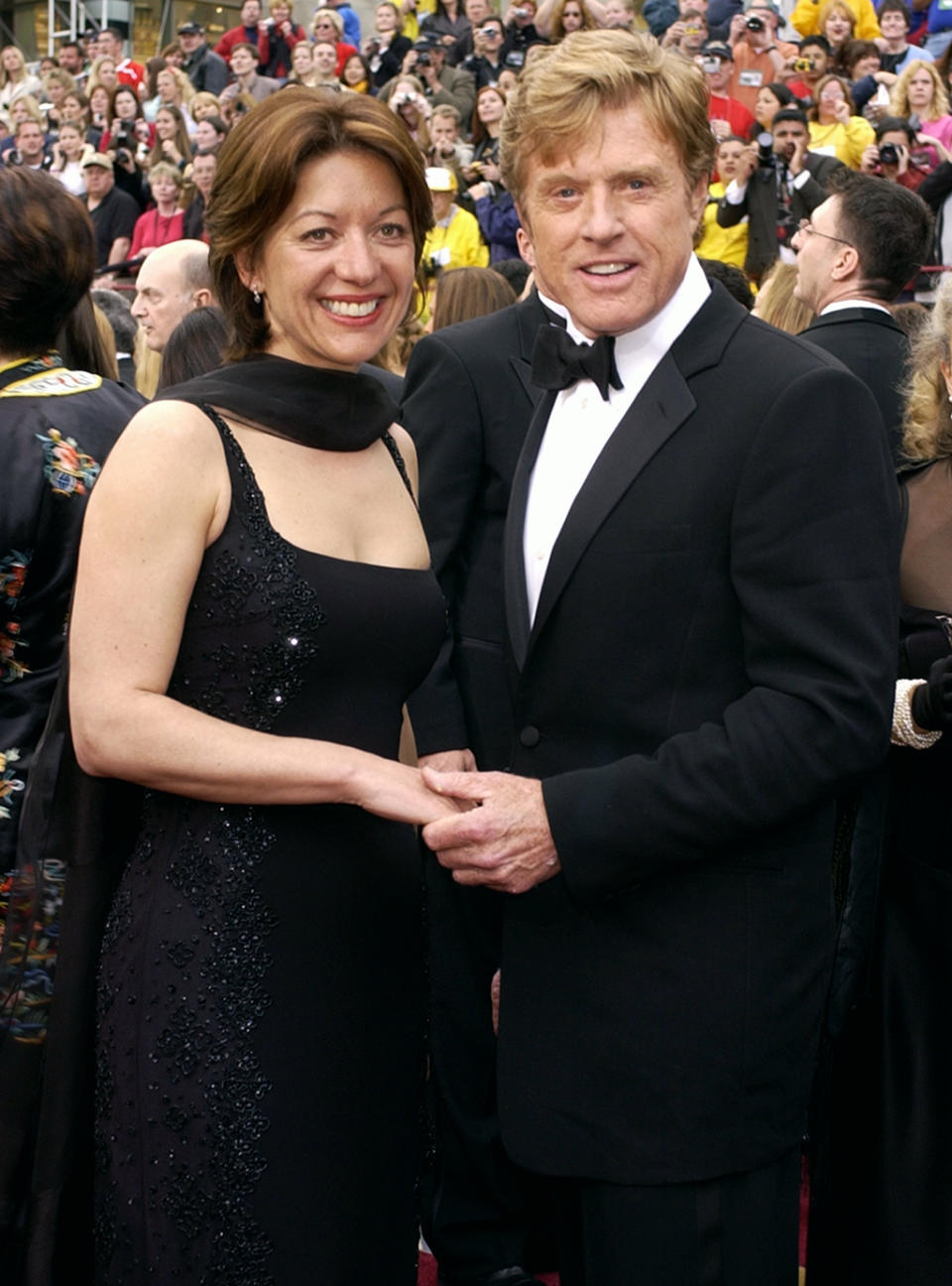Robert Redford and Sibylle Szaggars