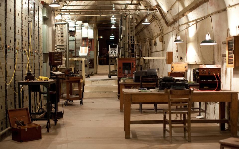 The telephone repeater station in the castle’s tunnels, now part of the visitors’ tour - Credit: Georgie Scott