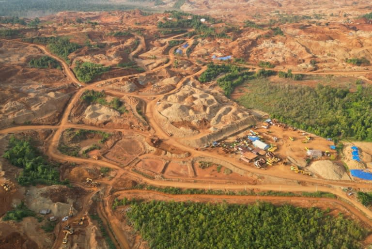 In Indonesien wurden seit 2001 mehr als 700.000 Hektar Wald für den Bergbau gerodet. Dabei wurden auch große Urwald-Flächen zerstört, wie aus einer neuen Analyse hervorgeht. (RIZA SALMAN)