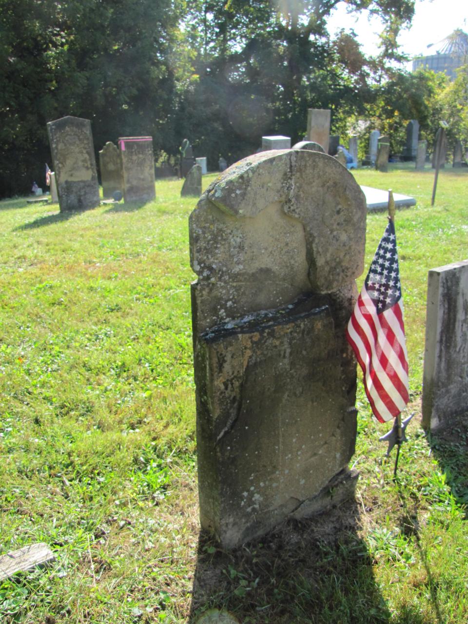 Hannah Spellman’s grave is one of the oldest in the cemetery. She passed away in the village in 1811.