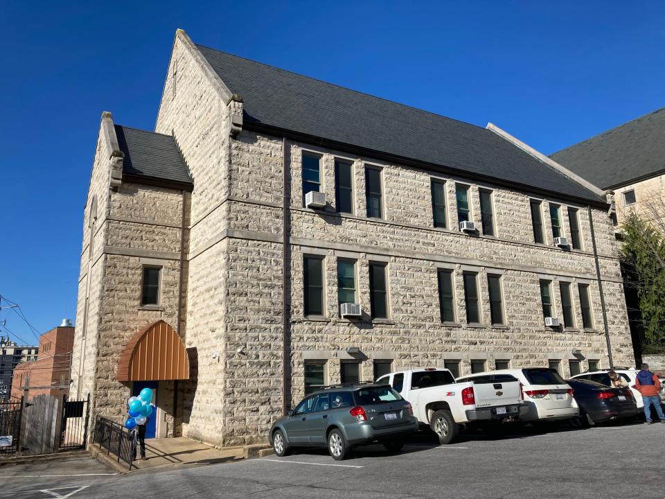 Central United Methodist Church, future home of Mountain City Public Montessori, seen on Feb. 4, 2023.