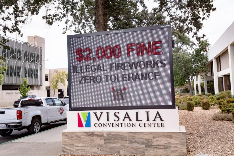 In an effort to reduce illegal fireworks use, the City of Visalia has doubled the fine to $2,000 for those caught. To report illegal fireworks call 559-513-8080.