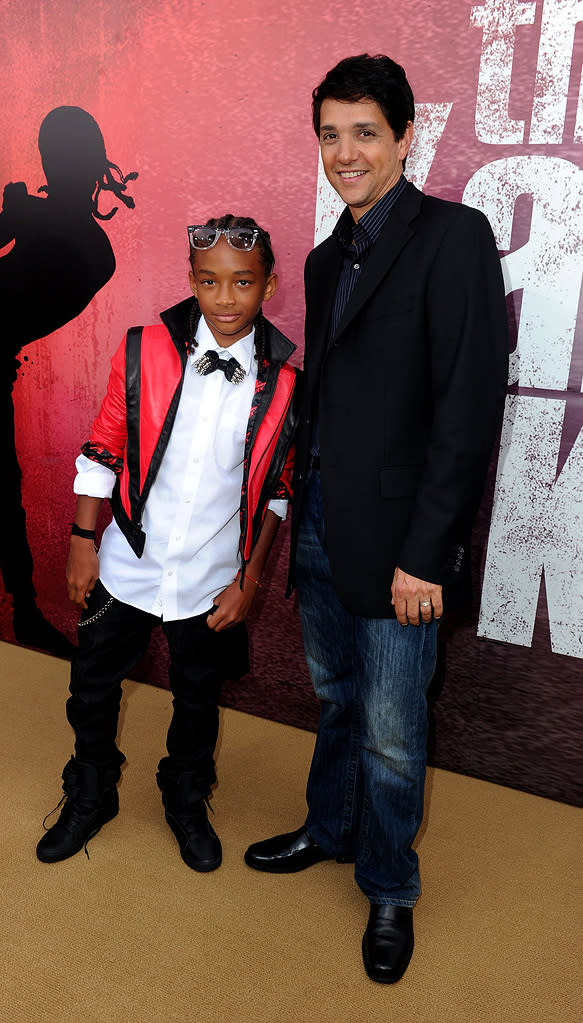 The Karate Kid LA Premiere 2010 Jaden Smith Ralph Macchio