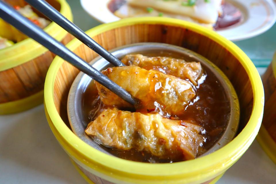 Five Star HK-Style Handmade Dimsum - mala beancurd roll