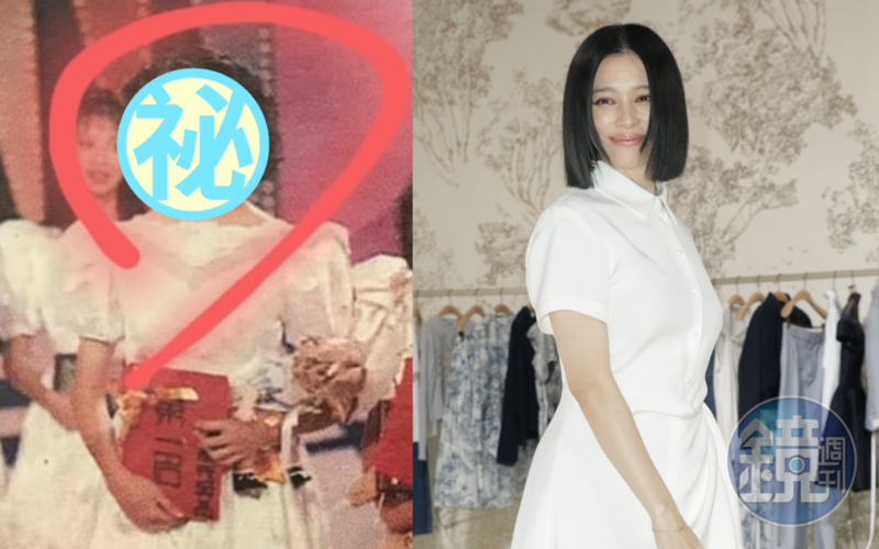 徐若瑄14歲的「婚紗照」竟被意外曝光了！（本刊資料照、翻攝自黃子佼臉書）