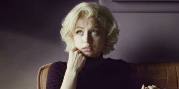 Ana de Armas as Marilyn Monroe in "Blonde"<p>Netflix</p>