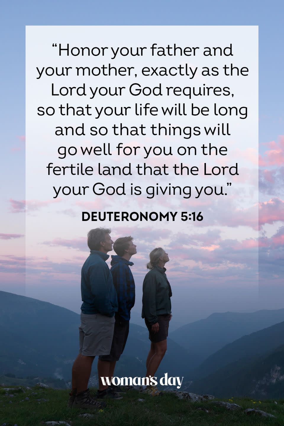 bible verses about mothers deuteronomy 5 16