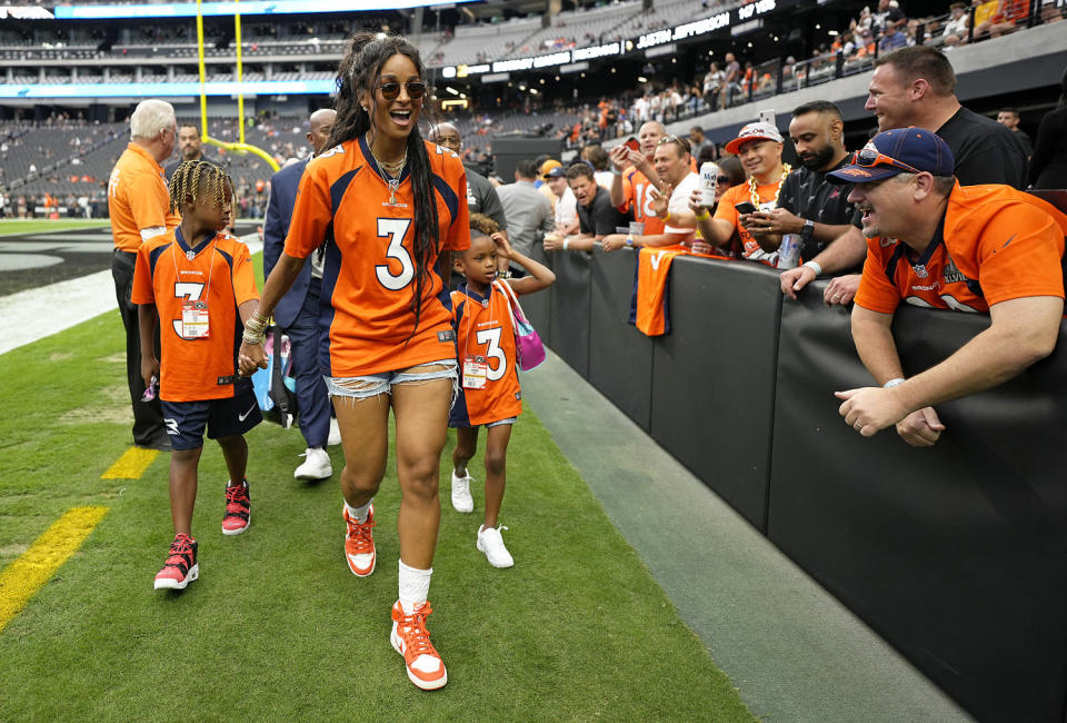 Future Zahir Wilburn, Ciara, and Sienna Princess Wilson (Jeff Bottari / Getty Images)