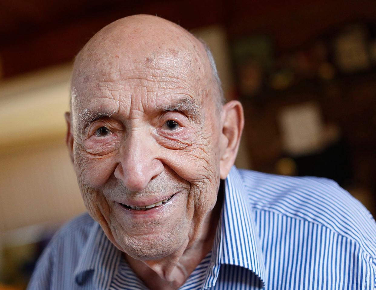 Carmine "Charlie" Mazzulli on his 95th birthday on Oct. 25, 2023.