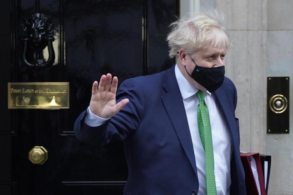 Boris Johnson leaving 10 Downing Street (Stefan Rousseau/PA) (PA Wire)