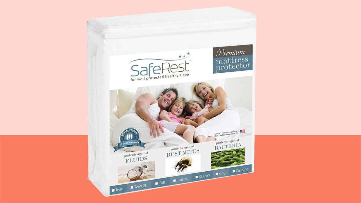 SafeRest King Size Premium Hypoallergenic Waterproof Mattress Protector