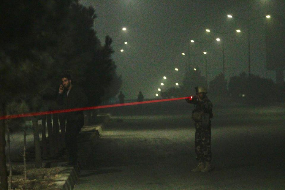 A group of gunman attacked Kabul's Intercontinental Hotel on Saturday (EPA)