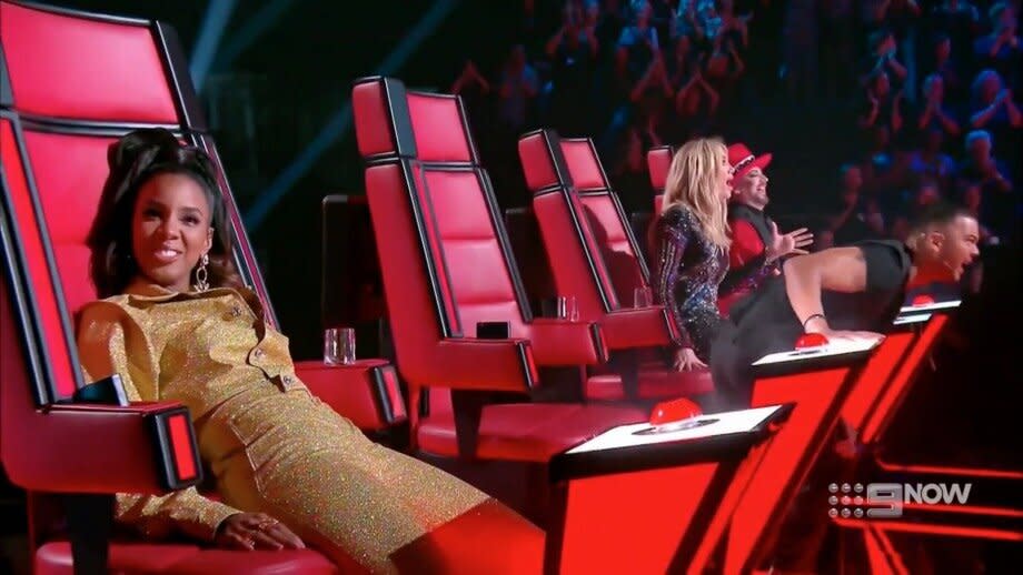 The judges were thrown by an unexpected performer on Monday night's episode. Photo: Nine