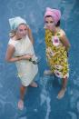 <p>Floral shift dresses and headscarves—perfect for a casual day at the beach or pool.<br></p>