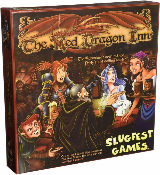 <p><a href="https://www.amazon.com/Slugfest-Games-Red-Dragon-Inn/dp/0976914417?crid=3H0CAU5E5OPGL&keywords=The+Red+Dragon+Inn&qid=1678062877&s=toys-and-games&sprefix=the+red+dragon+inn%252Ctoys-and-games%252C105&sr=1-1&linkCode=ll1&tag=parade03-20&linkId=8cf1f636012d5677ff90bdfad9798c65&language=en_US&ref_=as_li_ss_tl" rel="nofollow noopener" target="_blank" data-ylk="slk:Amazon;elm:context_link;itc:0;sec:content-canvas" class="link ">Amazon</a></p>